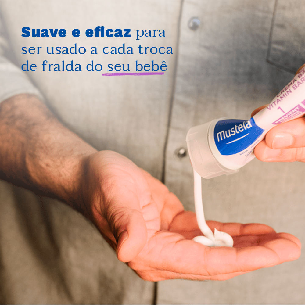 Creme Vitaminado Preventivo de Assaduras Mustela 1>2>3 - 108g - Imagem 6